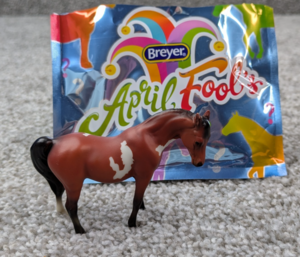 Breyer April Fools Stablemate ARABIAN MARE 2025 Blind Bag Red Bay Overo 88 Sears